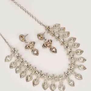 Silver Necklace Set